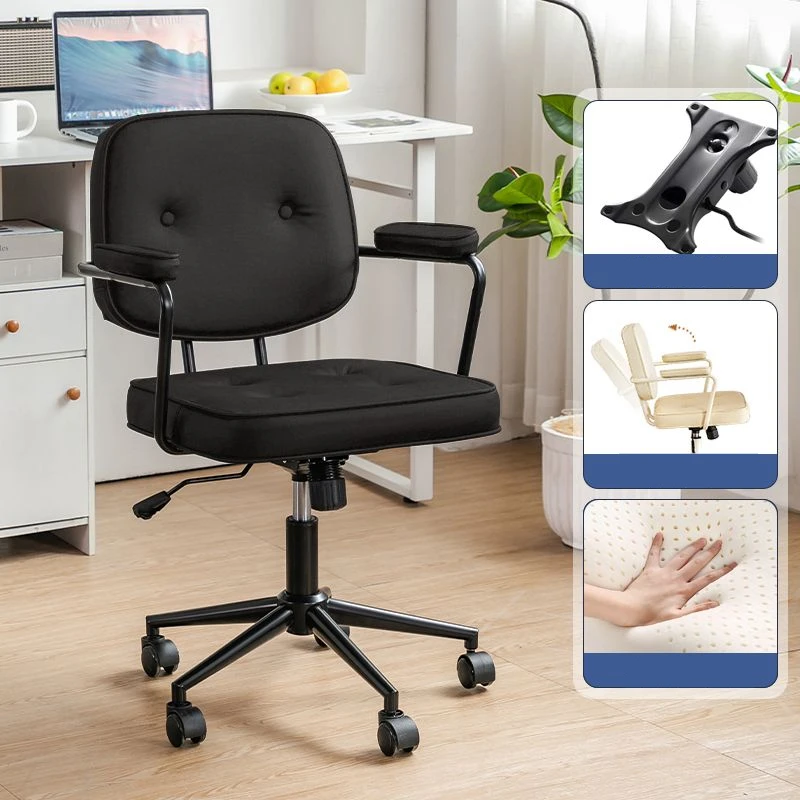 

Computer Chair Home Sedentary Comfortable Office Chair Study Chair Backrest Study Chairs Dormitory Lift Makeup Chairs Furniture