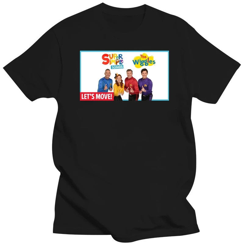 The Wiggles Band Australia VintageO-Neckt-shirt coolFitness Clothingmen's cotton T-shirt