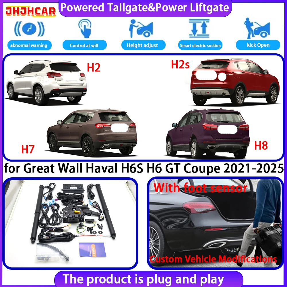 JHJHCAR for Great Wall Haval H2 H2s H7 H8 2013-2021 OEM Smart Automatic Electric Powered Tailgate Power Liftgate Tailgate System