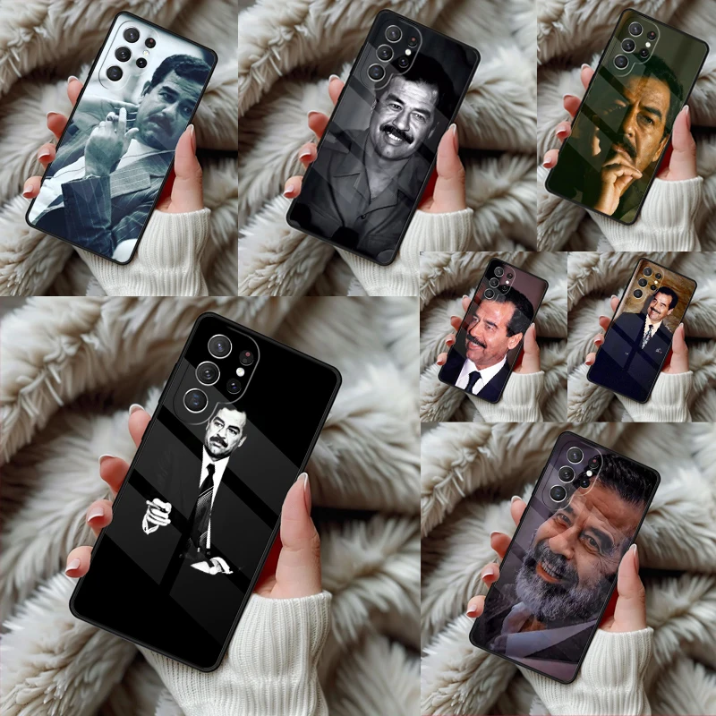 Saddam Hussein Iraq Arabic bumper Phone Case For Samsung Galaxy S24 S25 S26 Ultra S22 S23 Plus S21 S20 FE Note10 TPU Cover