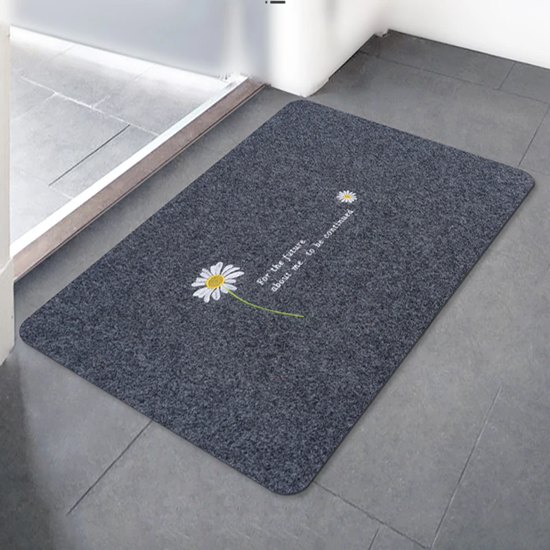 Front Door Mat Heavy Dute Clean Entrance Doormat Non Slip Rubber Backing Easy Clean Shoe Scraper