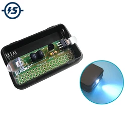 Kits électroniques DIY 1.5V lampe de poche Mini veilleuses composants de soudage Suite de pratique de projets Circuit intégré