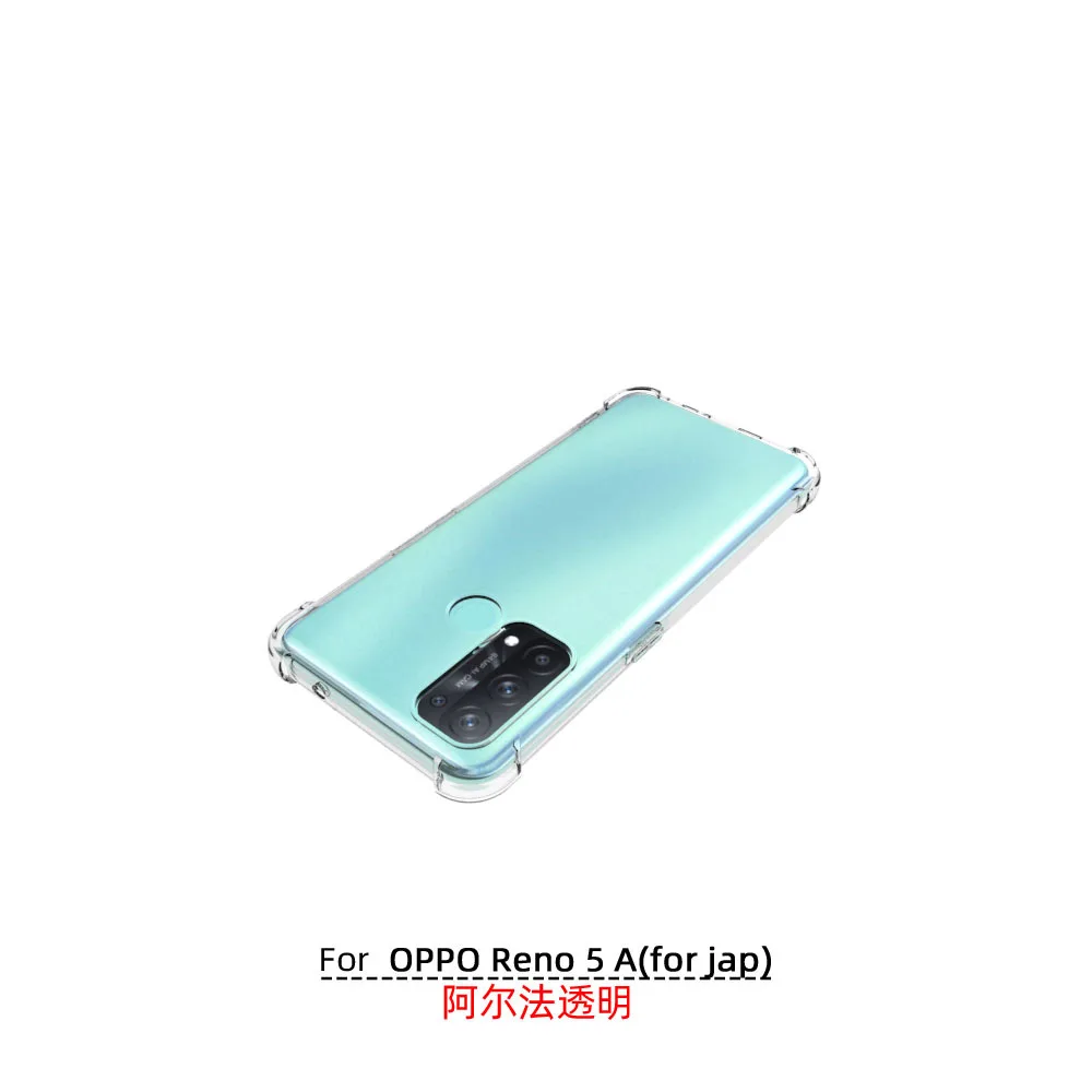 Luftkissen-Schutzhülle für Oppo Reno 3A 5A 7A 9A 11A 13A 15A Transparente Airbag-Silikon-TPU-Rückabdeckung für Oppo Reno 13A 15A – Detail 14