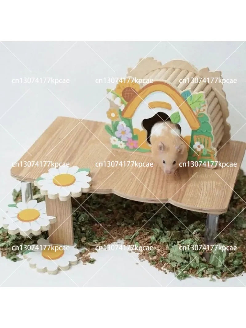 Garden Series Multifunctional Hamster Ladder Small Animal Cage Landscaping Supplies Rat Assessories Chipmunk Dwarf Mouse Fence