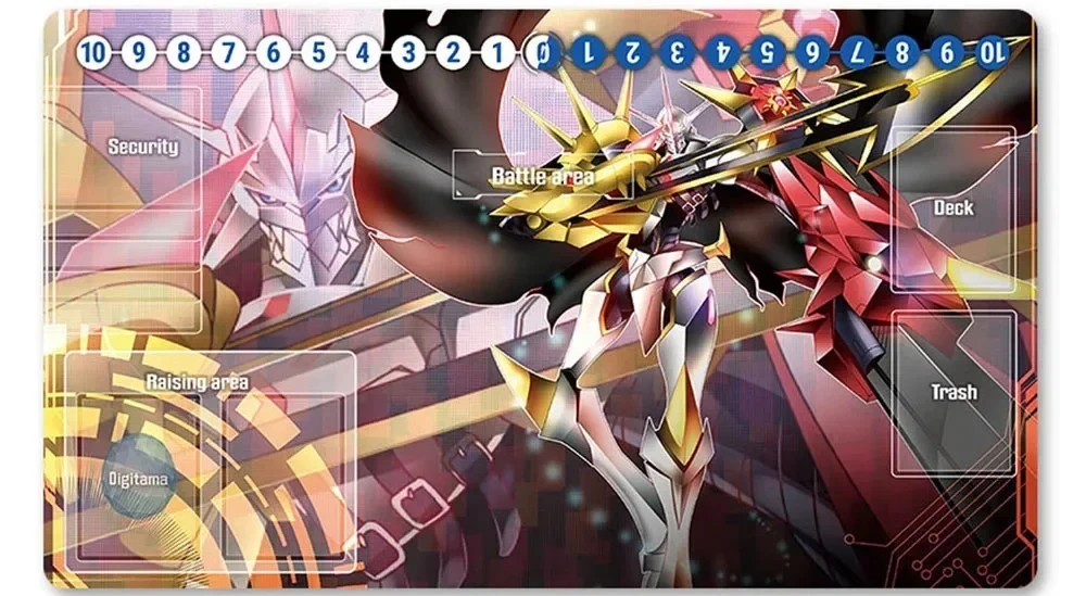 

Digimon Playmat Size 60X35 cm Play Mats Compatible for DTCG Suitable for Beginners -3150387