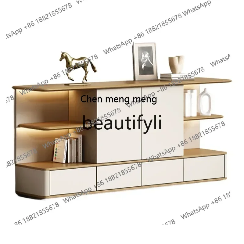 

High-end file cabinet Fashion modern tea cabinet Company office storage partition cabinet