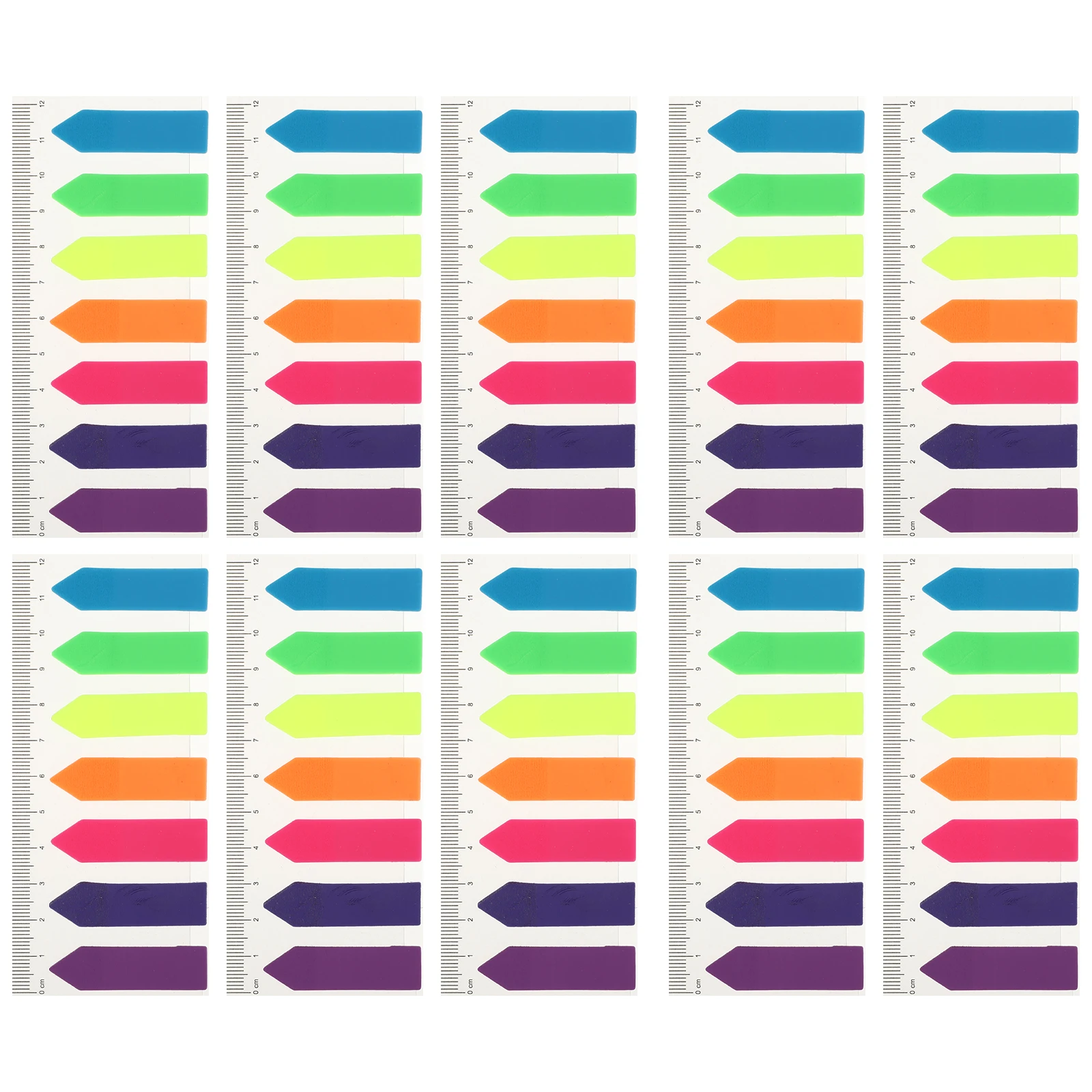 10 قطع من علامات تبويب كتب الحيوانات الأليفة المقاومة للماء، ملاحظات الطالب القابلة للتمزيق، شارات تصنيف الأعلام الصغيرة