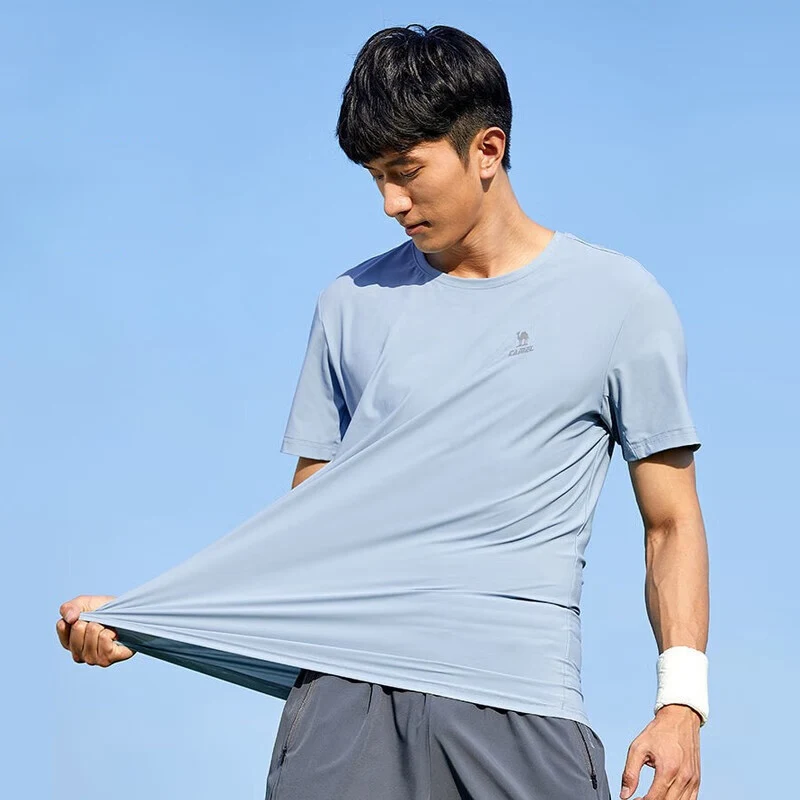 GOLDEN CAMEL Sports T-shirt Breathable Fitness Clothing Running t-shirt Loose Quick-drying Short-sleeved Top Summer 2023 New