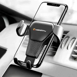 Car Phone Holder Air Vent Mount Support Adjustable Bracket For Fiat Abarth 595 Abarth 500 abarth 124 spider Auto Accessories