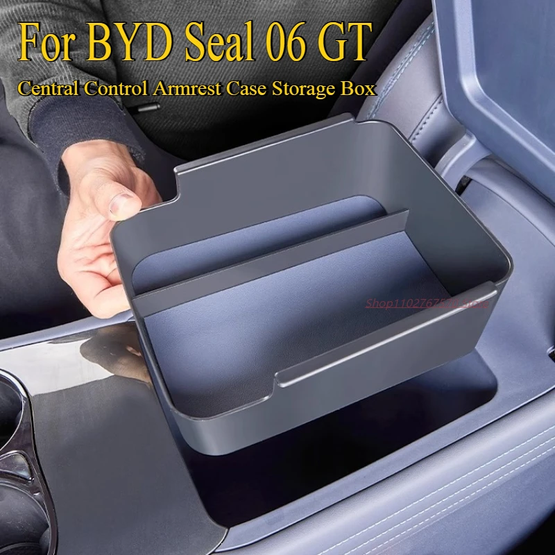 

For BYD Seal 06 GT Special Central Control Armrest Case Storage Box Organize Car Interior Modification Accessories