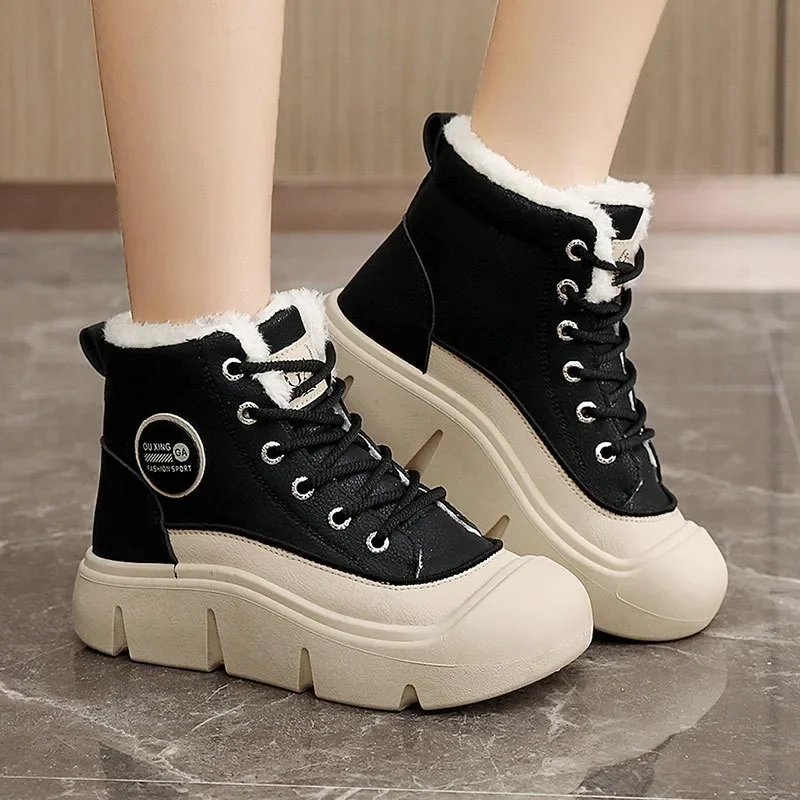 Boots Women New 2025 Winter Footwear Female Shoes Rock Snow Ladies Lolita Autumn Winter Boots Lady Women Shoes Autumn