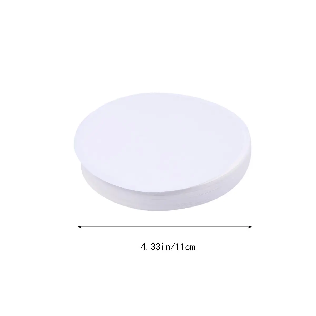 

100 Pcs Filter Paper Medium Flow Rate Discs Lab Qualitative Filter Paper Equipment General Chemistry Teaching Accessories