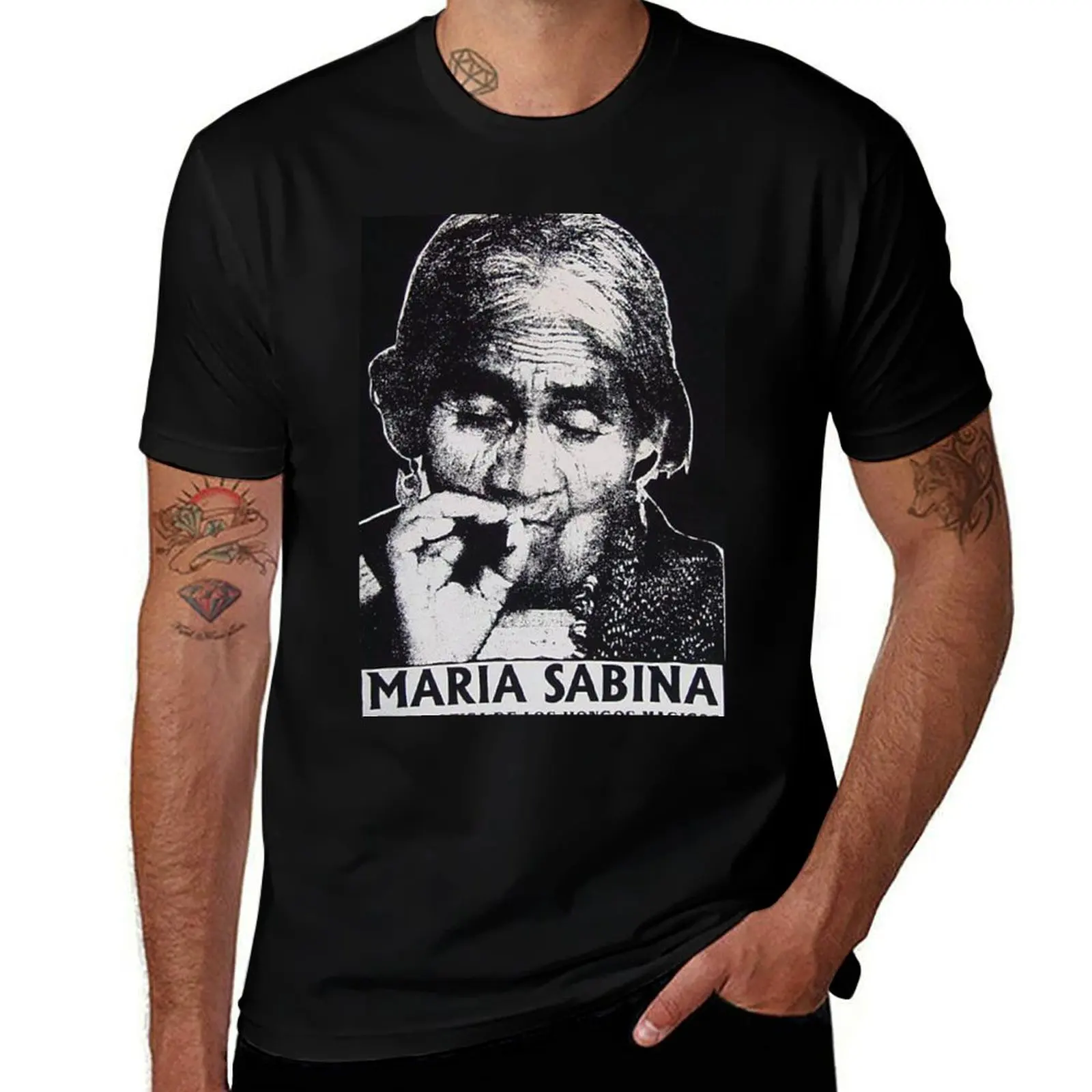 

MARIA SABINA T-Shirt luxury designer sublime anime figures Aesthetic clothing men clothes