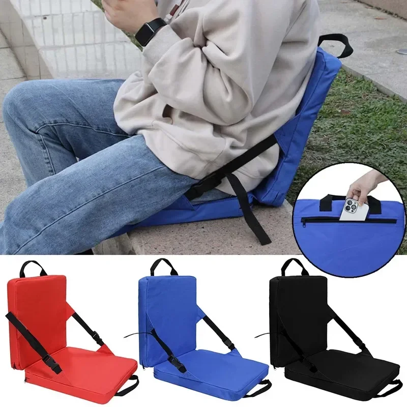 

Reclining Stadium Seat Leisure Chair Foldable Single Lazy Chair Lightweight Comfortable Wear-resistant Outdoor Camping Fishing