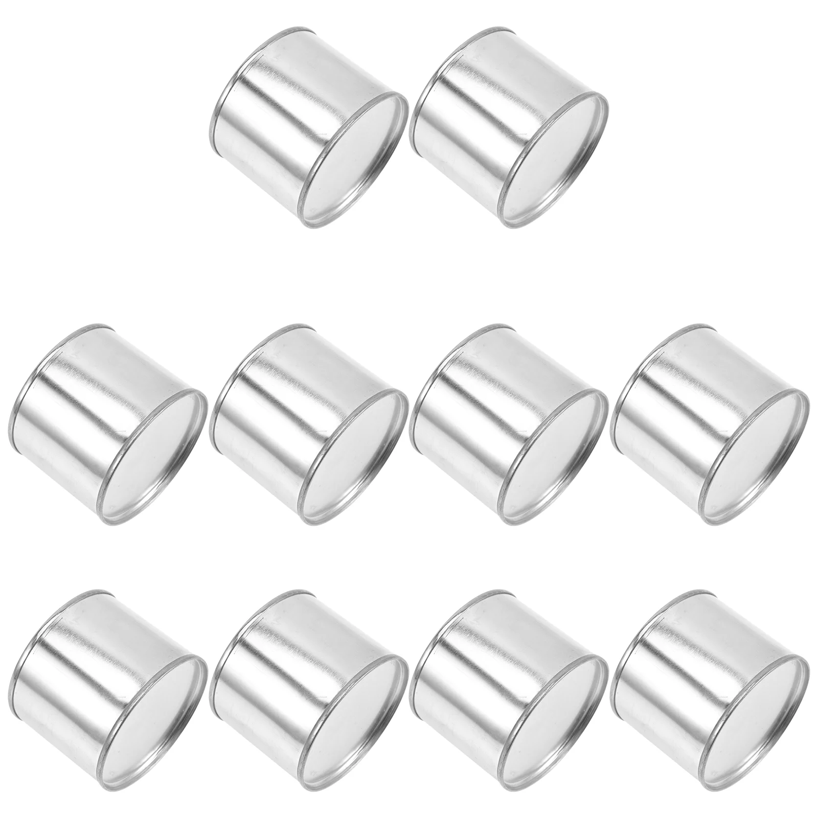 10 Pcs Paint Containers for Leftover Multipurpose Metal Can Empty Cans Oil Sealing with Lids Handheld Craft