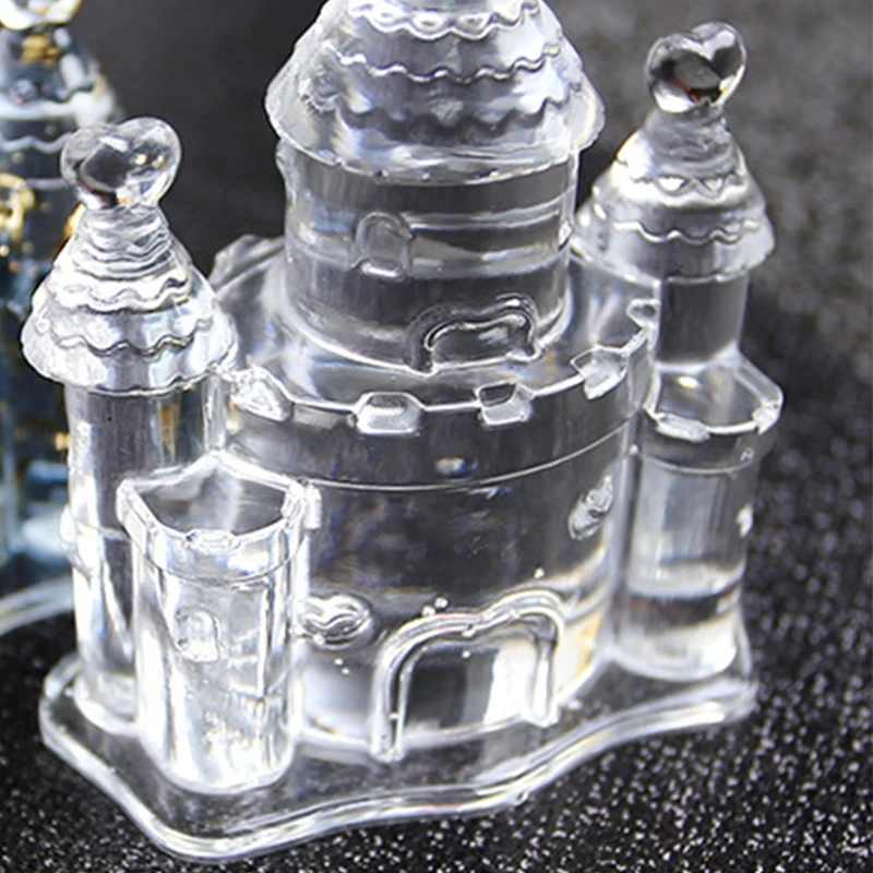 3D Castle Epoxy Resin Silicone Molds Fairy Tales Castle Casting Molds for DIY Soap Home Decor Craft Project