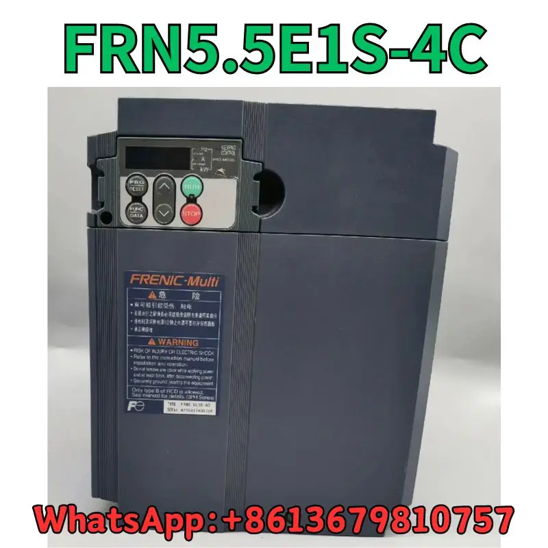 

Used Frequency converter FRN5.5E1S-4C test OK Fast Shipping