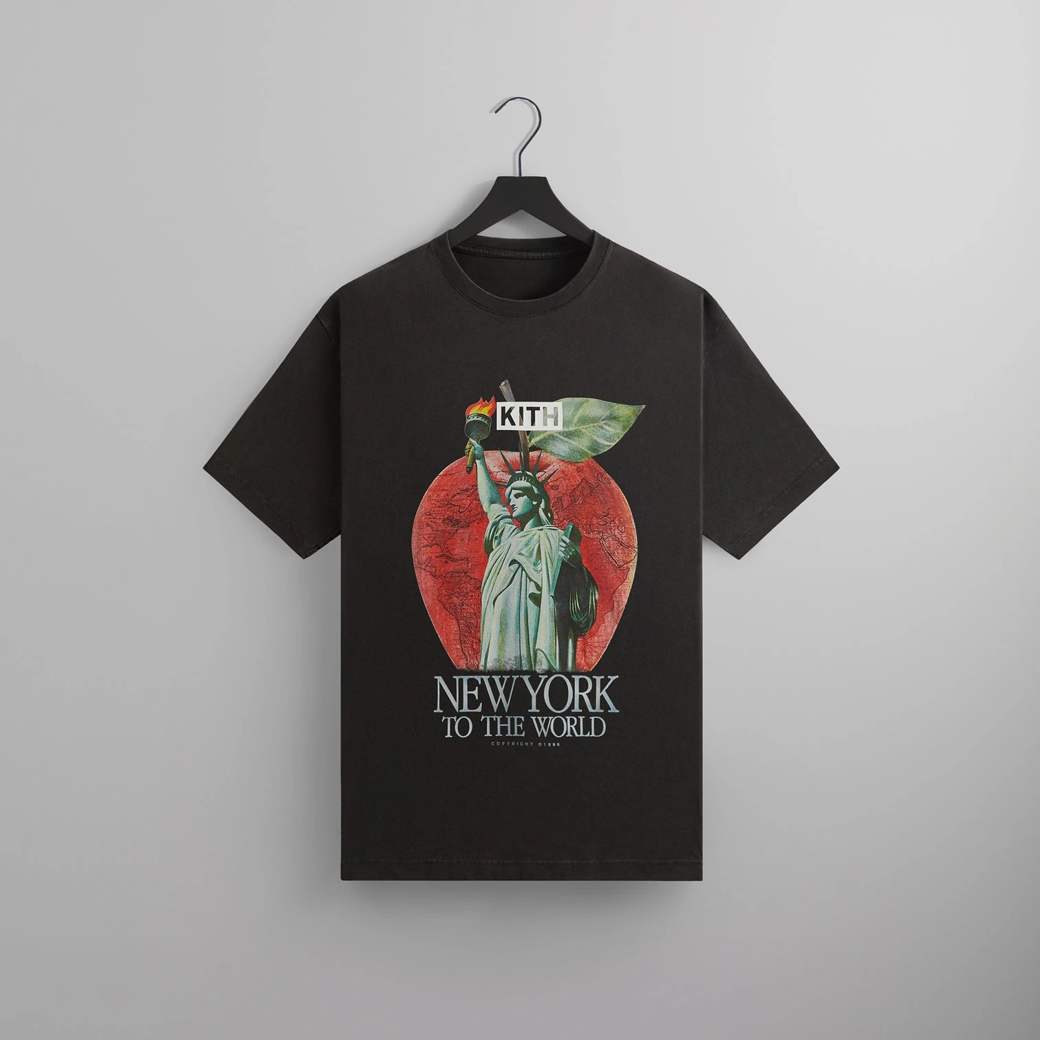 

2025 New fashion short sleeve alphabet print summer crewneck cotton KITH T-shirt casual loose and simple for men and women