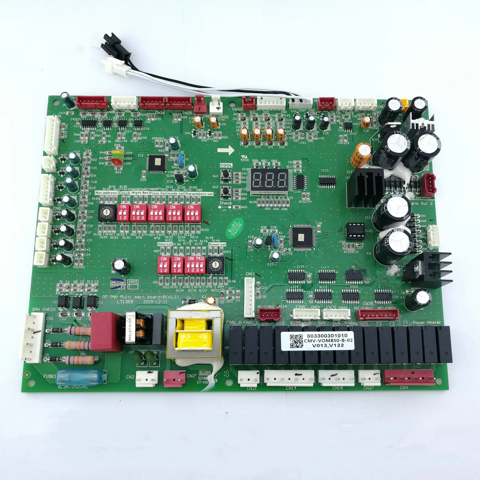 

New original suitable for Zhigao central air conditioning mainboard CMV-V0M850 803300301010 LT1359 CMV-VOM850-B-02 803300300952