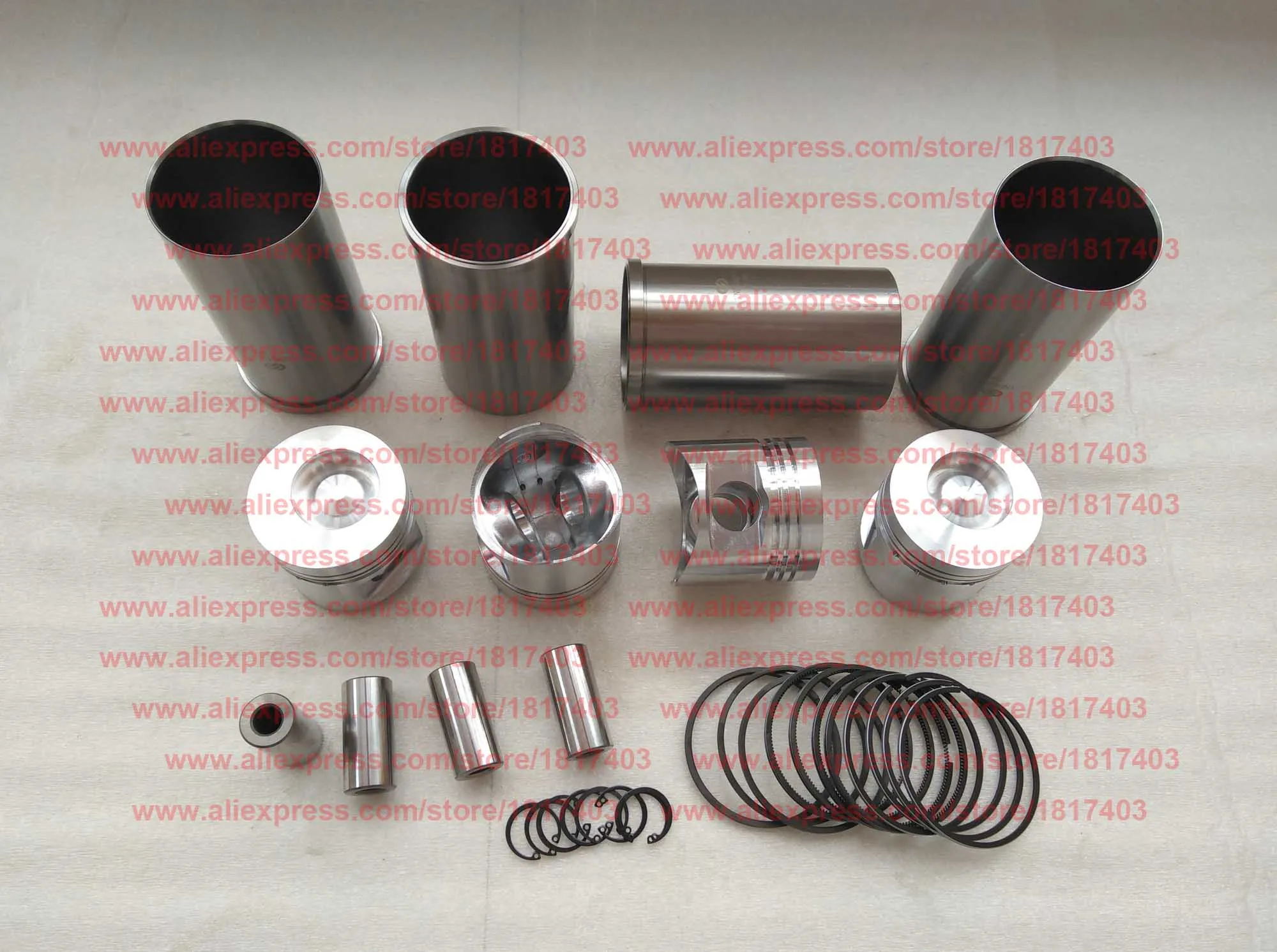 

Yangdong YND485 Piston + Cylinder sleeve + Piston ring + Piston pin + Circlip , YND485 ( direct-injection model )