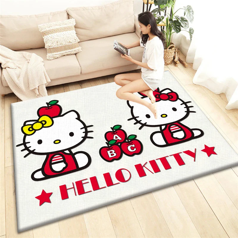 Hello Kitty Carpet, Living room Bedroom floor mat Kitchen mat Bedroom Mat,bedroom decor birthday gift Yoga mat ,bedroom ,rug