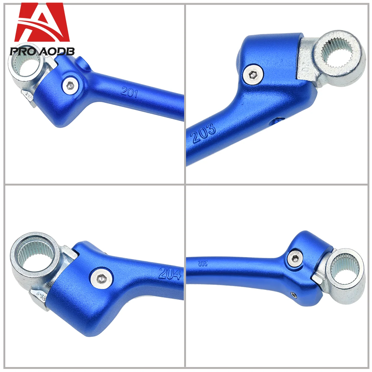 For Yamaha YZ WR 125 250 450 WR YZ250F YZ250FX YZ450F WR450F YZ450FX 1986-2023 Motorcycle Forged Kick Start Starter Lever Pedal