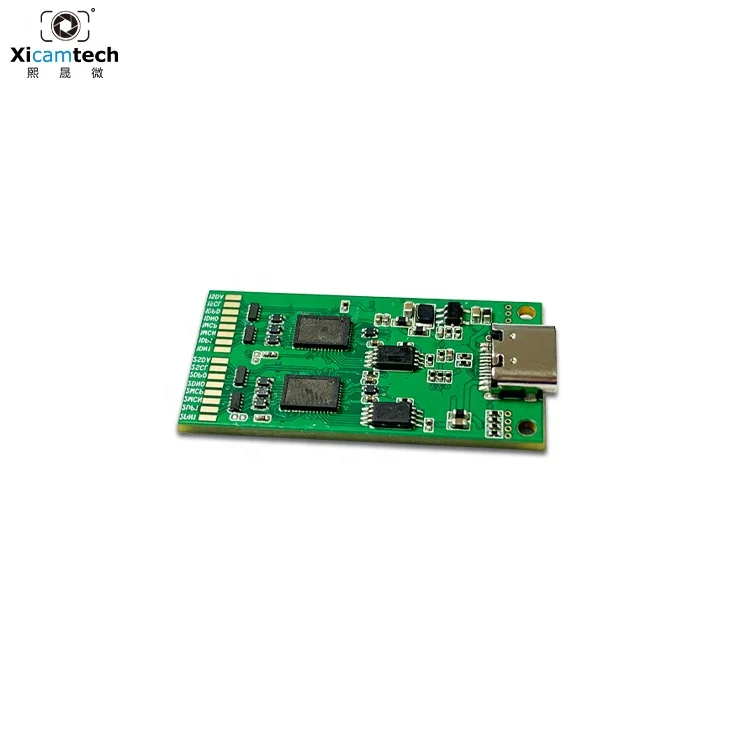 Xitech 3D Dual USB2.0 C MiPi V1.0 Endoscope Camera Video Board CMOS Synchronous Output 1920x1080 30/60fps Button Functions Stock