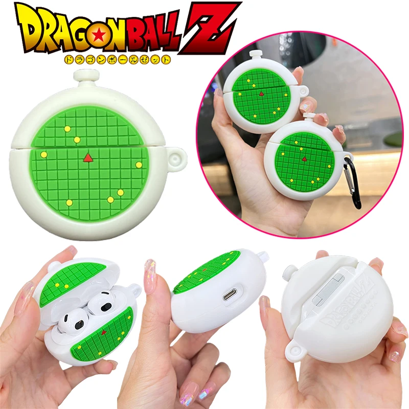 Dragon Ball Son Goku Bluetooth Earphone Silicone Case Anime Radar Suitable for AirPods Pro 3 2 1 Wireless Earphone Case Gifts