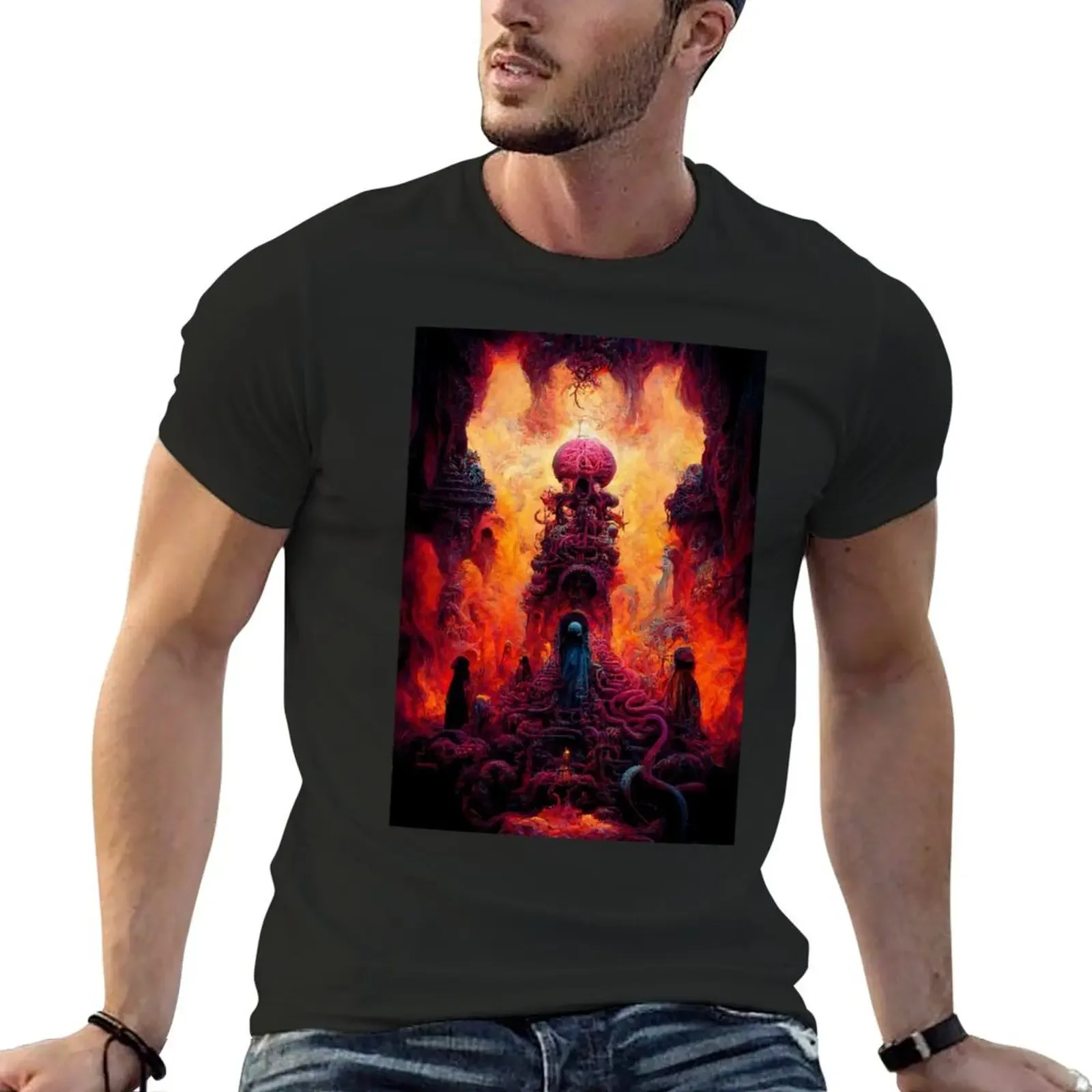 

Throne of Hell T-Shirt shirts graphic vintage clothes plain mens t shirts casual stylish