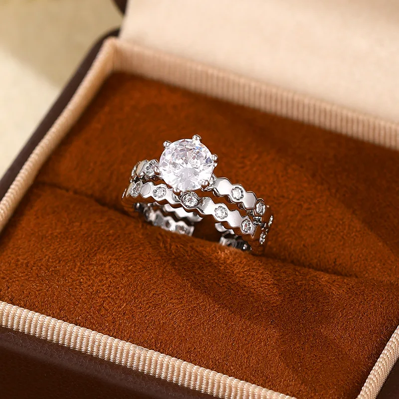 

2026 New Honeycomb Open Ring Minimalist Adjustable Stackable Deluxe Korean Style Everyday Ring Jewelry Gift for Women
