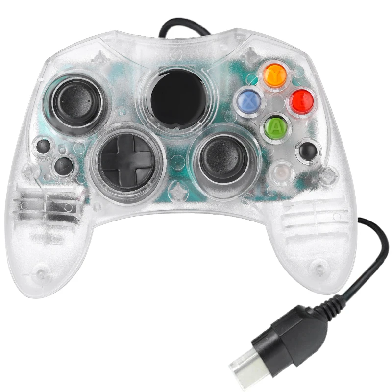 

Transparent Wired Gaming Joystick Gamepad for Xbox Old Generation Game Controller Wired Joypad Gamepad Gaming Accessories