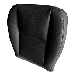 Car Front Driver Side Bottom Seat Cover Fit for Cadillac Escalade ESV EXT 2007 2008 2009 2010 2011 Black PU Leather