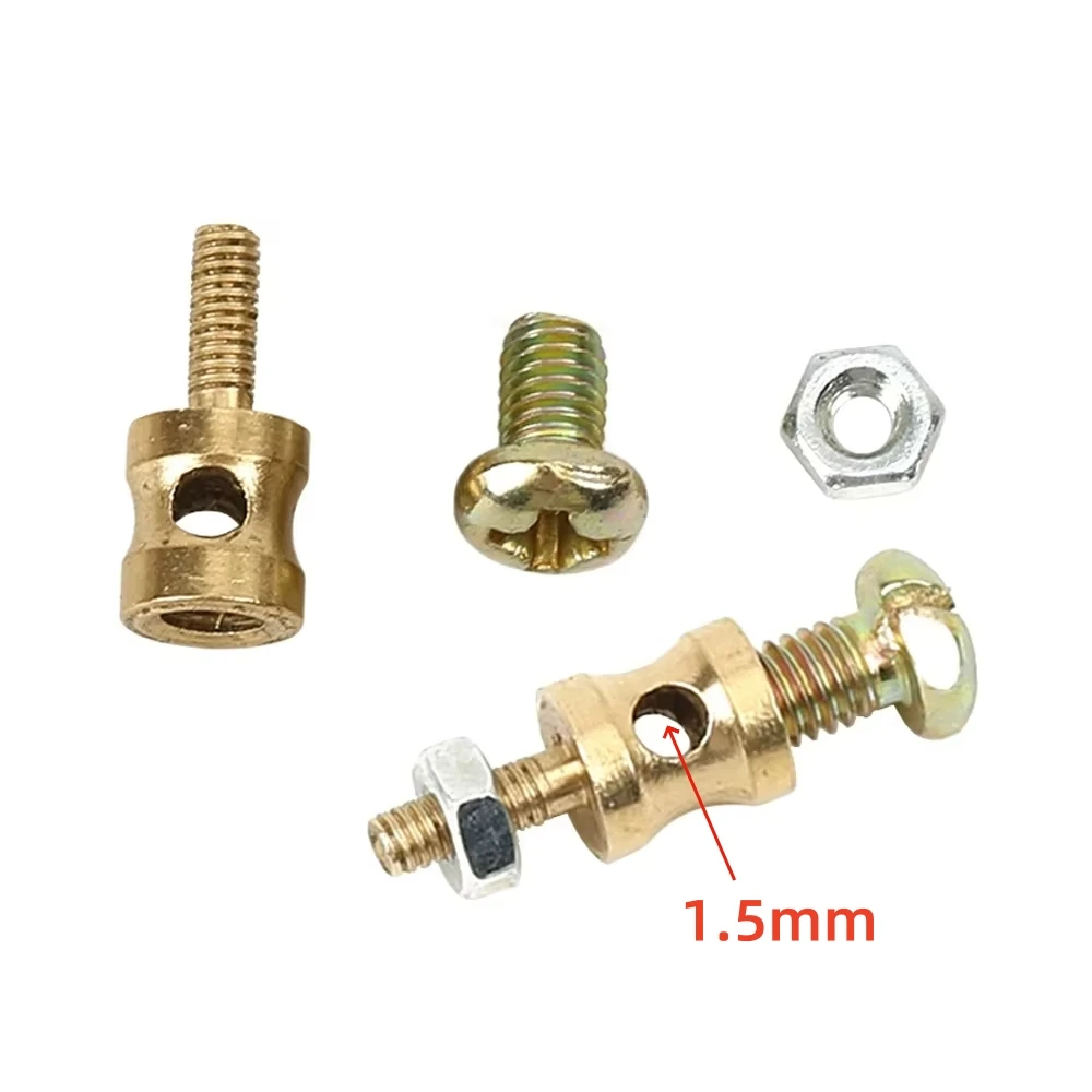 20Pcs 1.3mm 1.5mm 1.8mm 2.1mm RC 비행기 보트 푸시로드 링키지 스토퍼 서보 커넥터