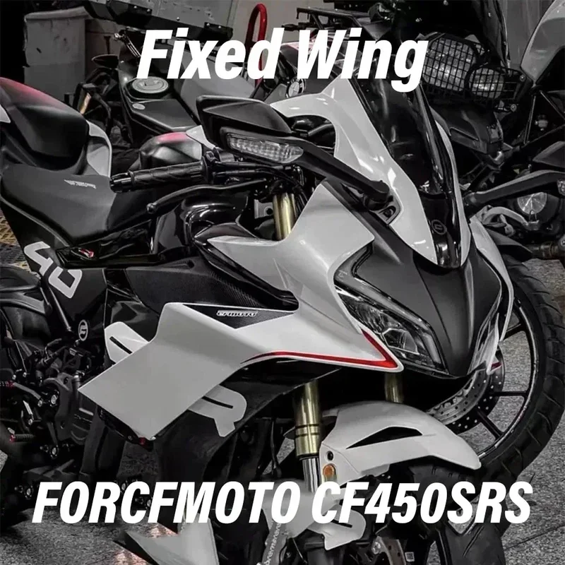 New For CFMOTO CF450SR 450SR SR450 450 SR Motorcycle Parts Side Downforce Naked Spoilers Fixed Winglet Fairing Wings Deflectors