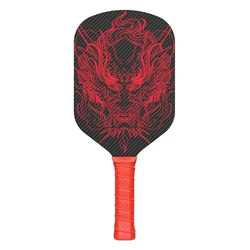 New Dragon Head Pattern Hot Pressing Integrated PP Honeycomb Core T700 Carbon Fiber Pickleball Paddle Competition Level Racket