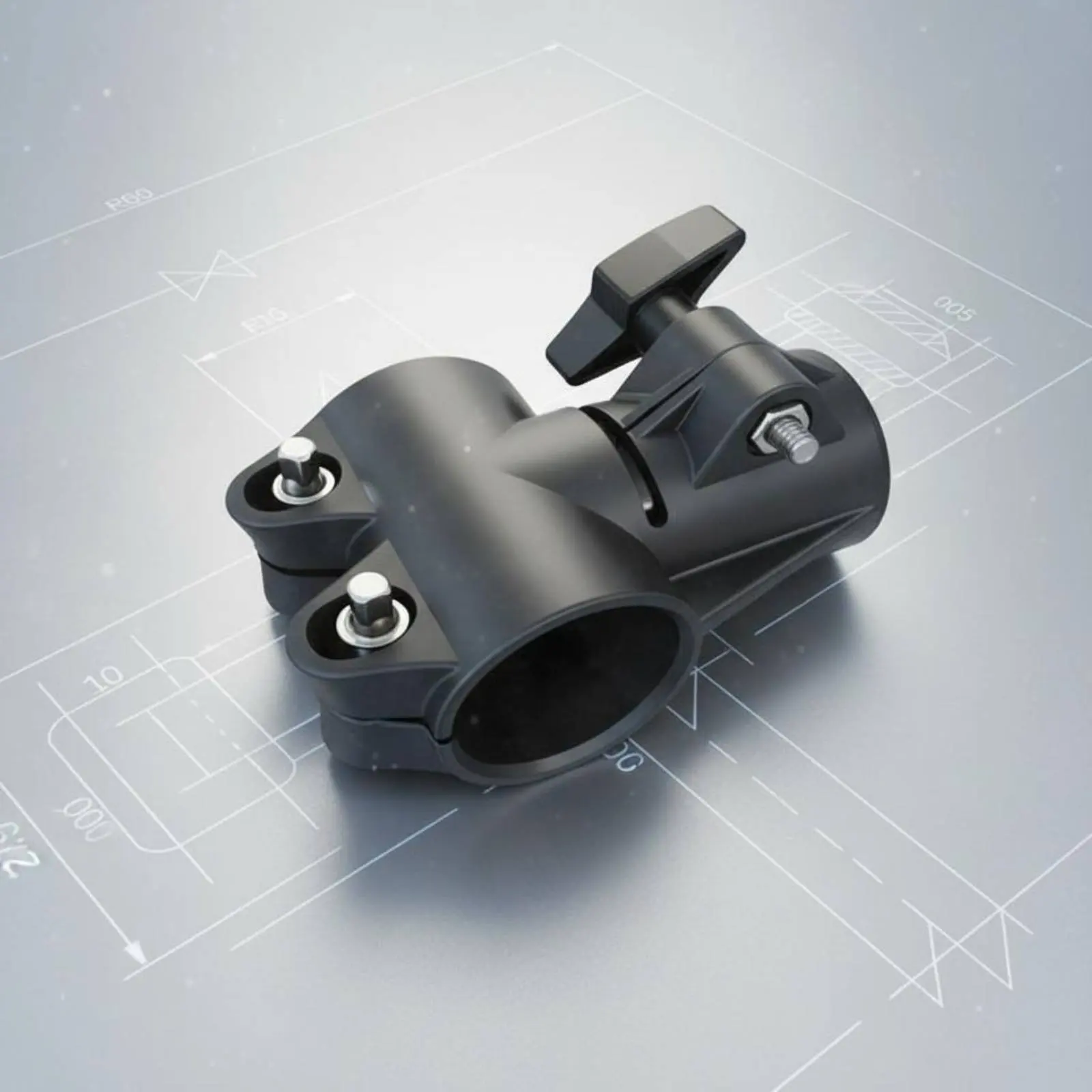 Triple Way Drum Connector Universal Fit Double Way Drum Clamp Music Accessory Easy Installation Stable Hold