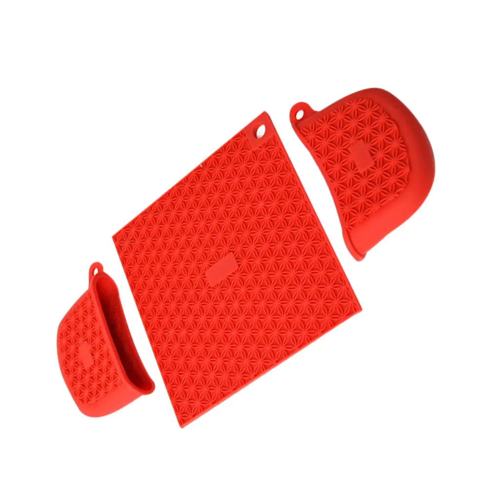 

3pcs Heat Resistant Anti Slip Silicone Pot H Holder Kitchen Tools Cooking Oil Resistant Safe Not Fade Easy