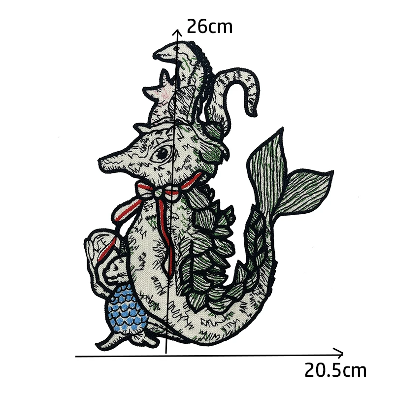 Hippocampus,Crown Rabbit Embroidery Stickers Cartoon Badges Clothing Accessories Wholesale Patch Badges Sewing Cloth Stickers