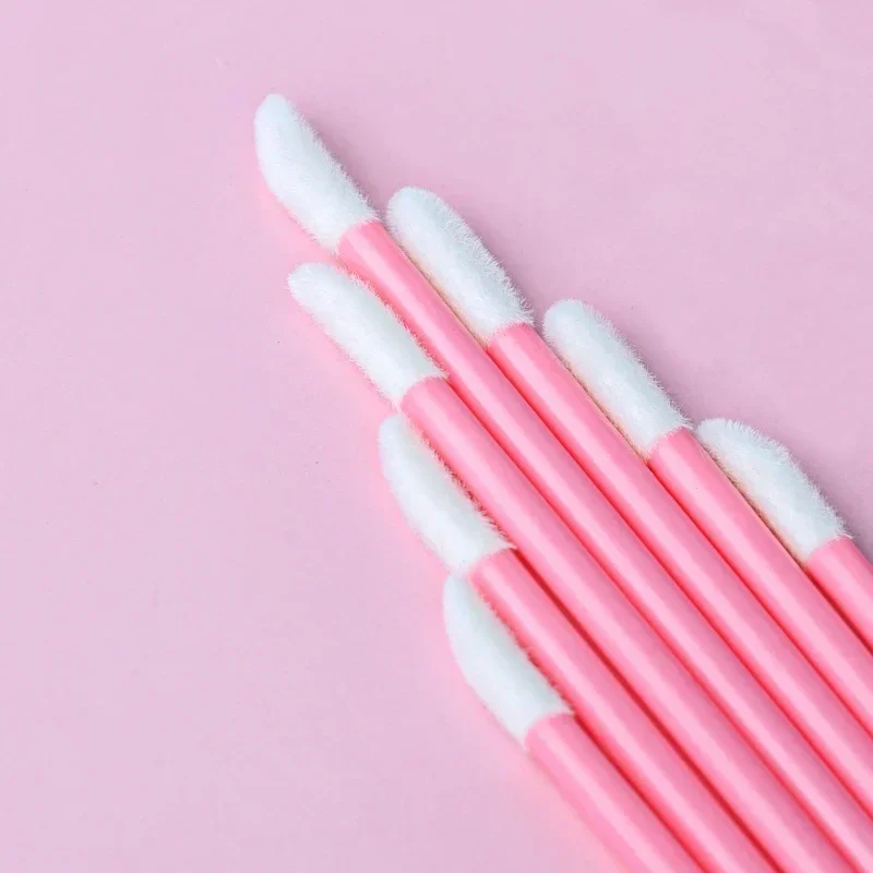 100PCS Wholesale Hotting  Lip Brush  Lipstick Gloss Wands  Women Accessories Perfect Applicator makeup  Disposable Best Make Up image 3