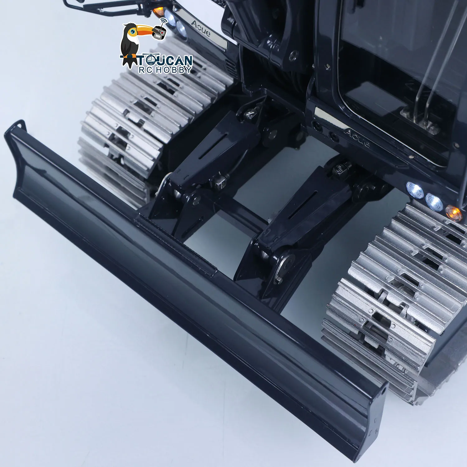 LESU Metal 1/14 MC15 4 Arms RC Excavator Hydraulic Light Sound System 9CH Valve Dual Pumps Quick Coupler Remote Control Digger