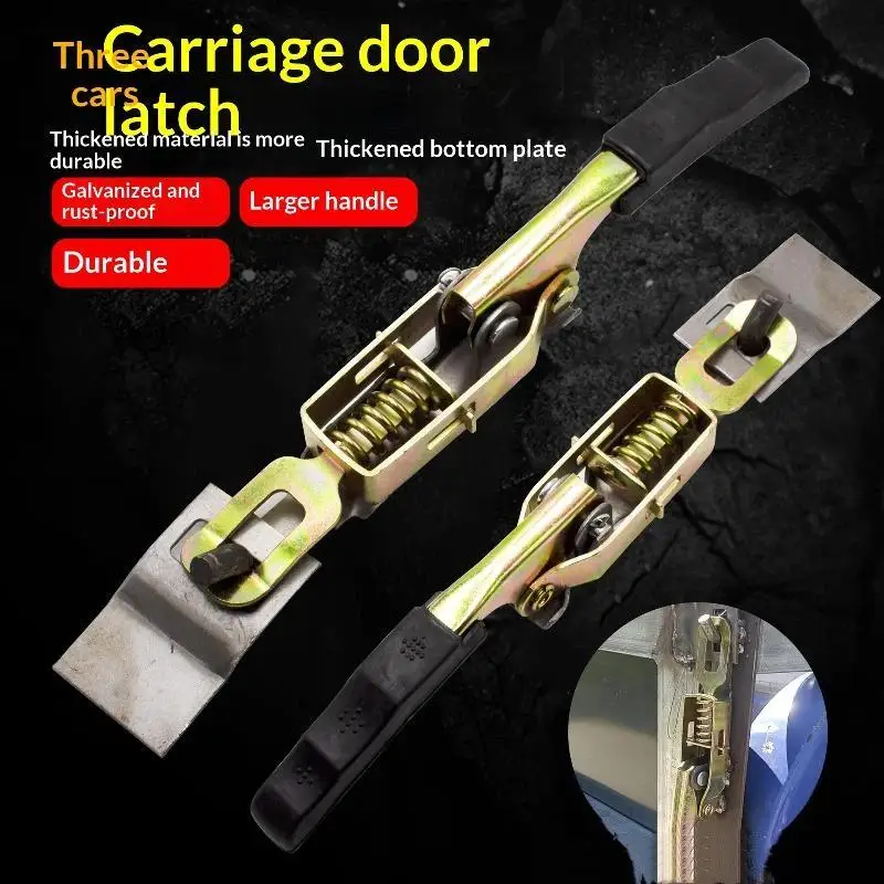 Heavy Duty Tricycle Door Latches Galvanized Rust Proof Thickened Material For Cargo Box Door Repair