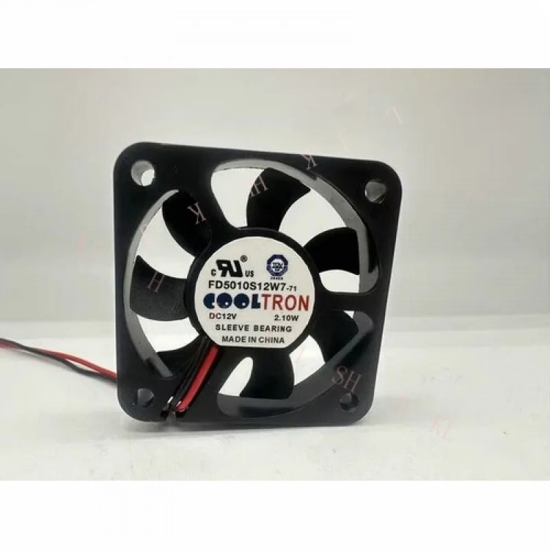 

N NEW FOR COOLTRON FD5010S12W7-71 DC12V 2.10W 5010 Cooling fan