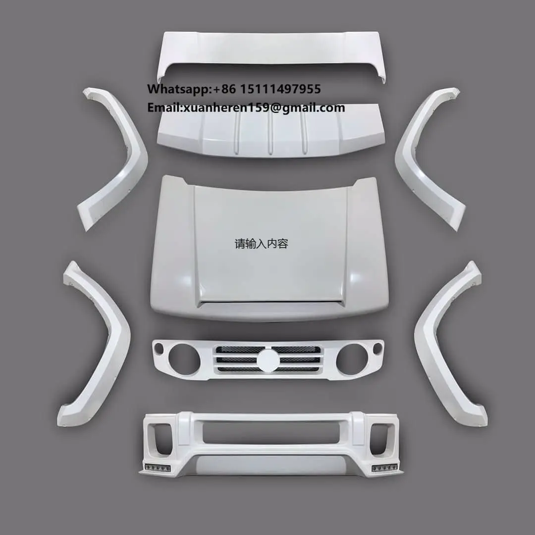 

LB Style Modified Big G-version Fiberglass Bodykit for Suzuki Jimny JB64 JB76 2019-2022 Front Bumper Wheel Arches Bonnet Spoiler