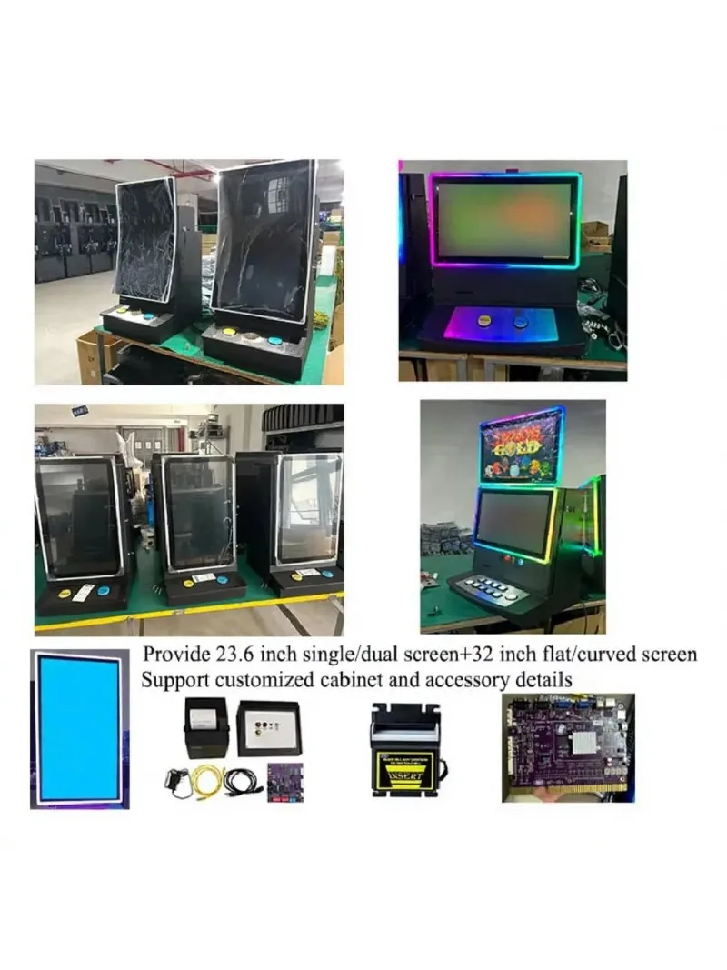 New 23.6-inch Touch Screen Table Game Cabinet Coin Bar Game Room Desktop