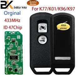 BB Key Remote Control Key 2 Buttons For Honda Motorcycle Scooter K77 K35V3 ADV SH 150 Forza 300 PCX150 Card original