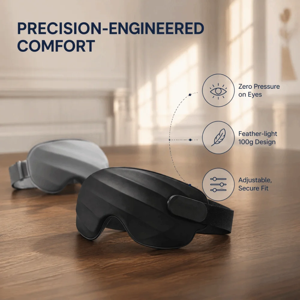 Relaxing 3D Stereoscopic Eye Mask Block Out Light Portable Sleeping Mask Comfortable Full Shading Travel Eye Mask Travel