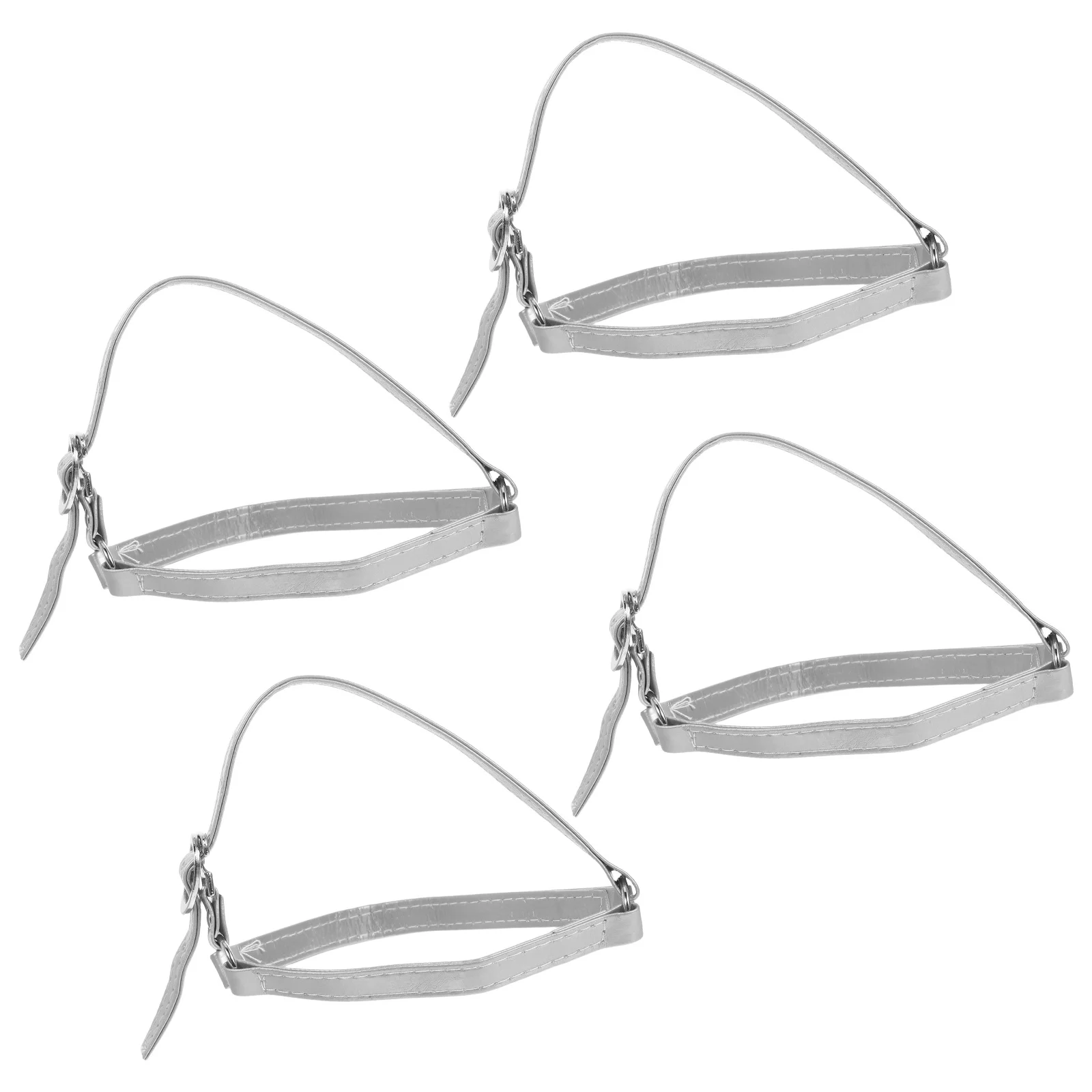 4 Uds correas de zapatos de tacón alto PU bandas de tobillo anticaída ajustables ajuste estable fiesta uso diario correas de zapatos de tacón alto