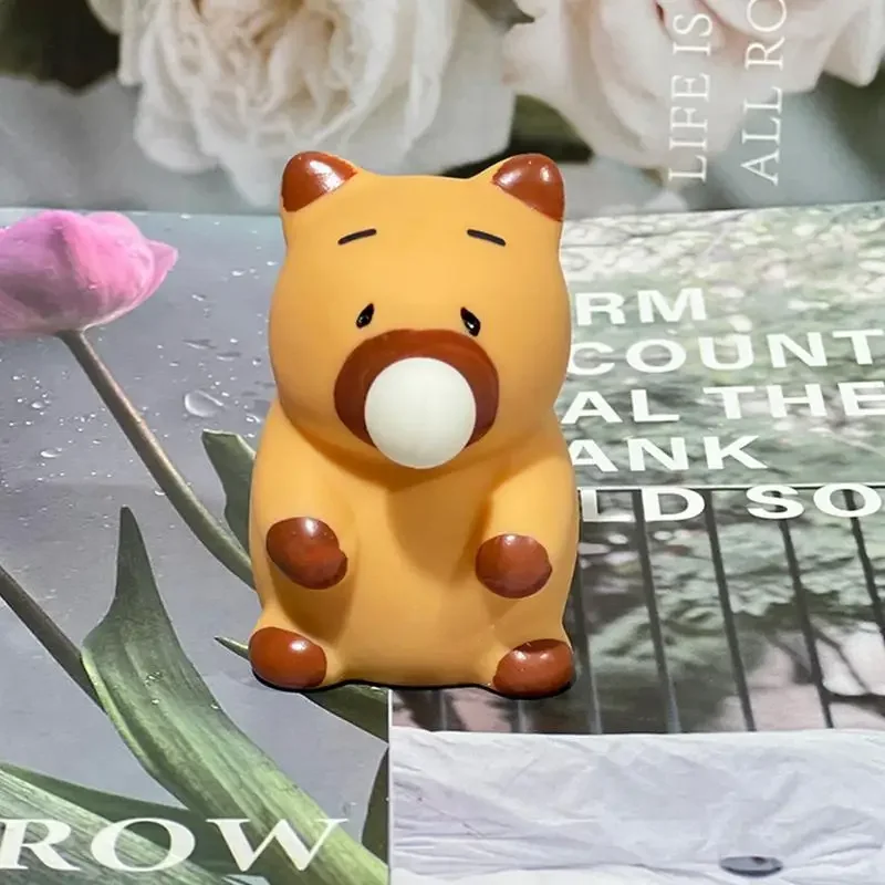 PVC かわいいイルカピンチおもちゃ泡を吹く面白いリラクゼーション小さな絞りボール子供の少年大人のおもちゃ