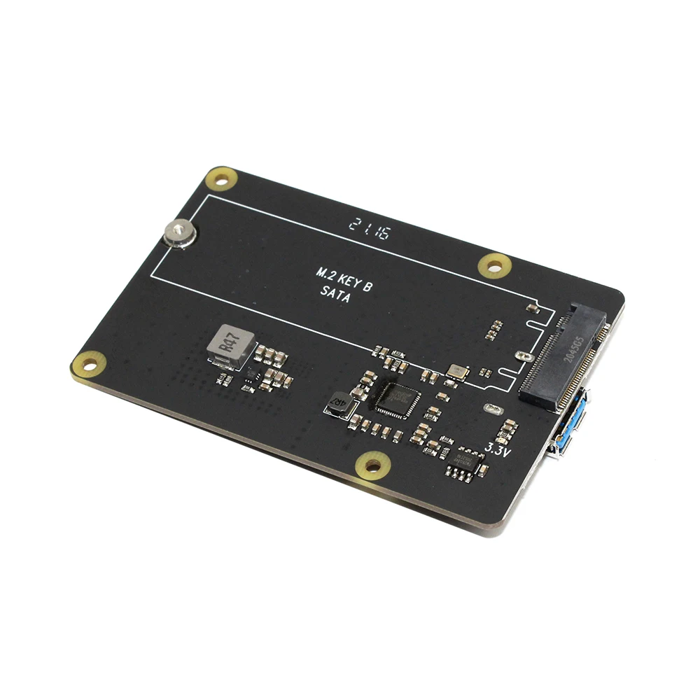 Imagem -04 - Placa de Expansão de Armazenamento Ssd Sata Raspberry pi Modelo b X862 V2.0 2280 X862 Ssd Shield