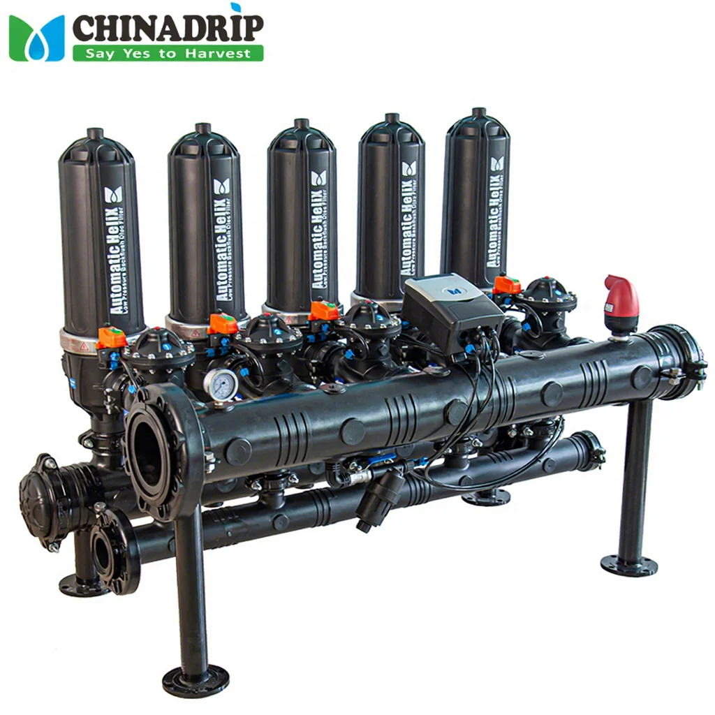High Efficiency Type T Automatic Self-Clean Filtration System For Agricultural Farm Irrigation